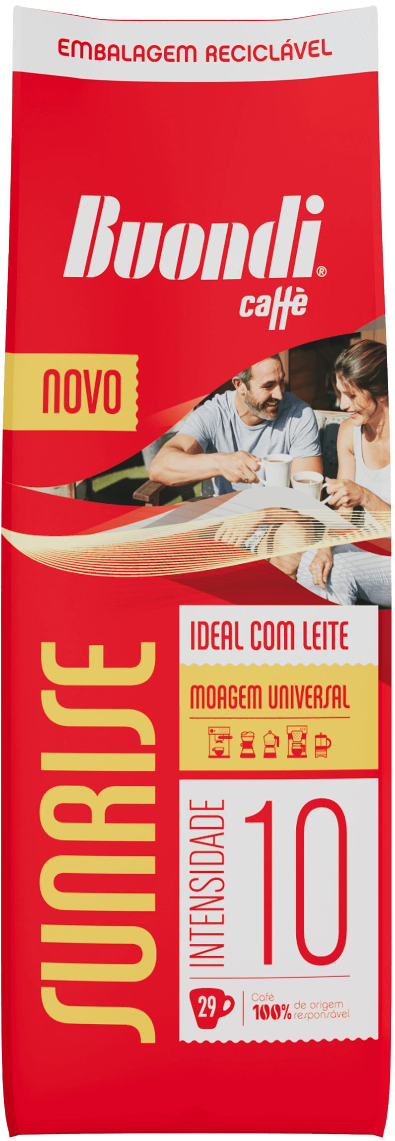 Buondi - Consumo em Casa - Café Moído Sunrise