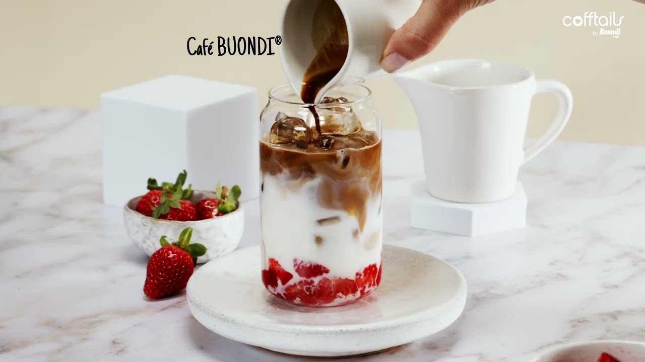 Buondi - Cofftails Frios - Strawberry Iced Mocha