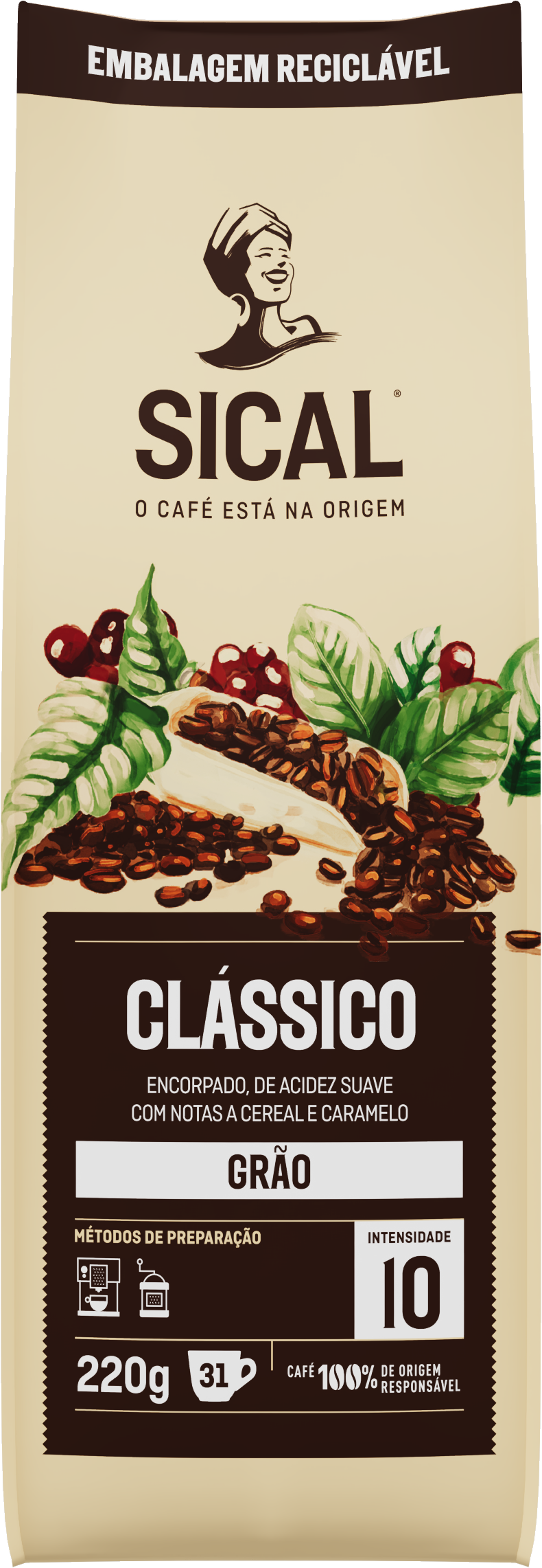SICAL - Momentos em sua casa - SICAL® Clássico Café em Grão