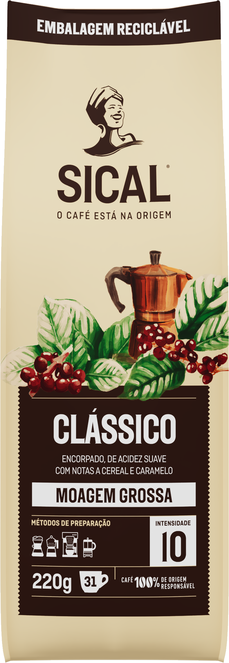 SICAL - Momentos em sua casa - SICAL® Clássico Moagem Grossa