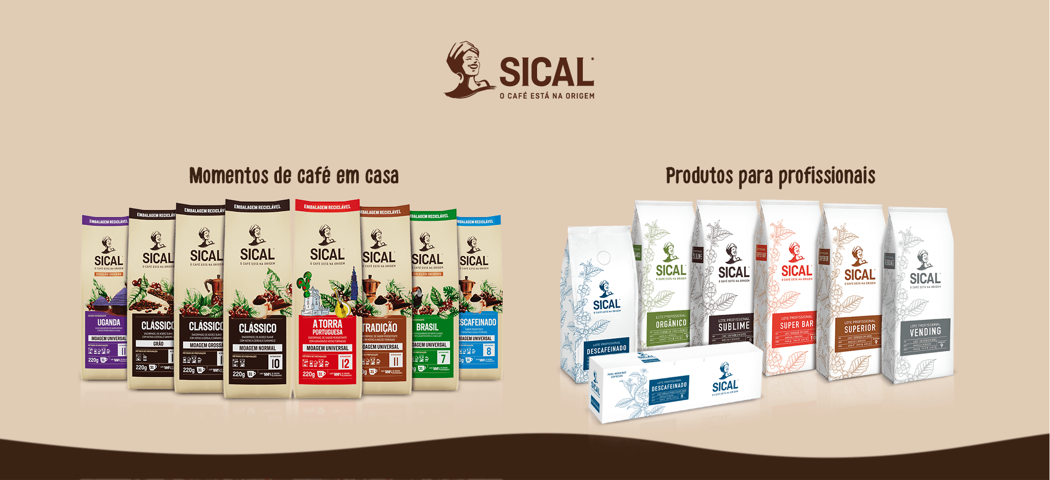 Gama de café sical Gama de café sical