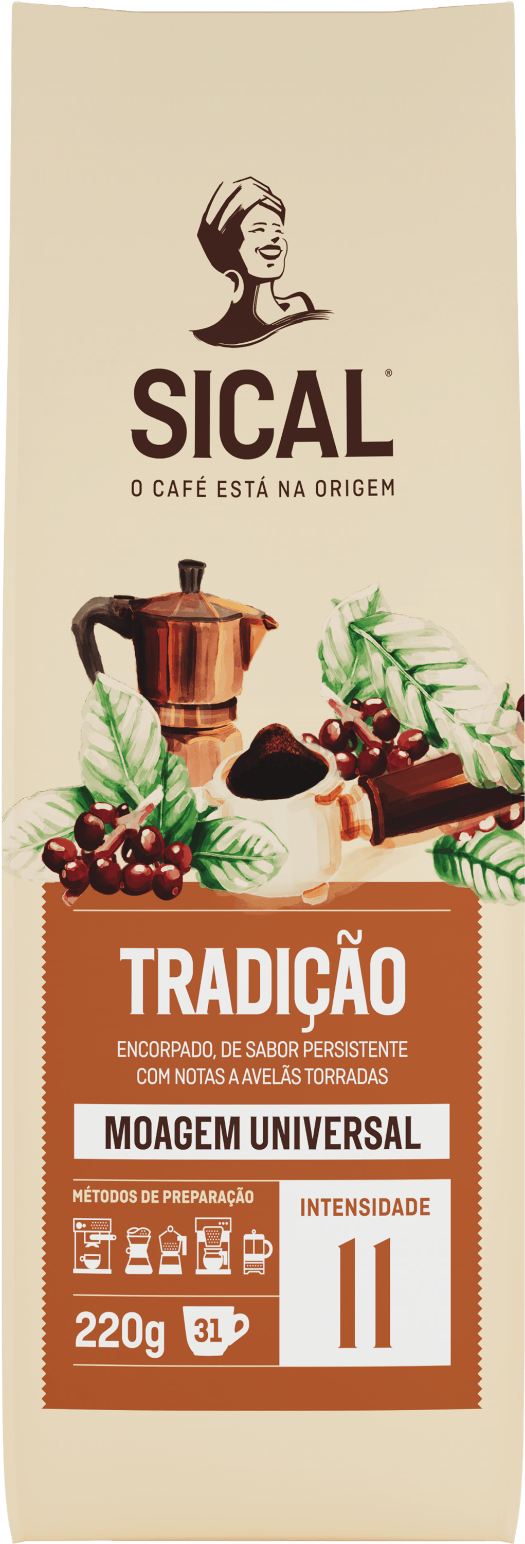 SICAL Café Tradição Moagem Universal