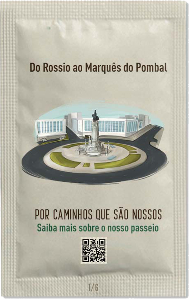 Tofa - Pacotes de açúcar - Do Rossio ao Marquês do Pombal